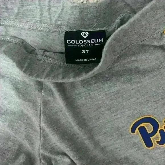 Toddler Girl Pitt Dolphin Shorts | University of Pittsburgh Panthers | Size 3T - Picture 2 of 3